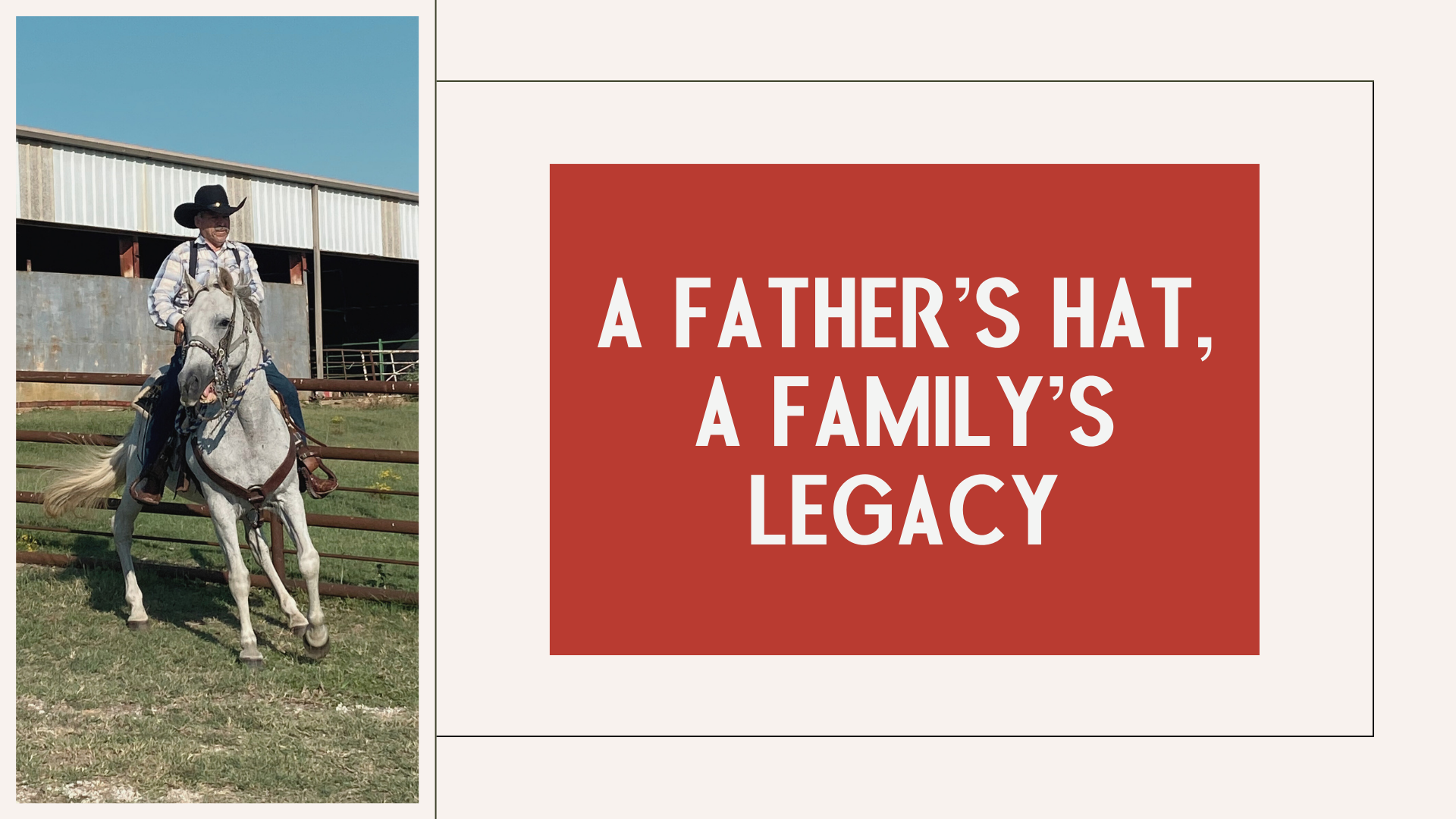 He Wore It First: On Legacy, Lineage, and the Things We Carry