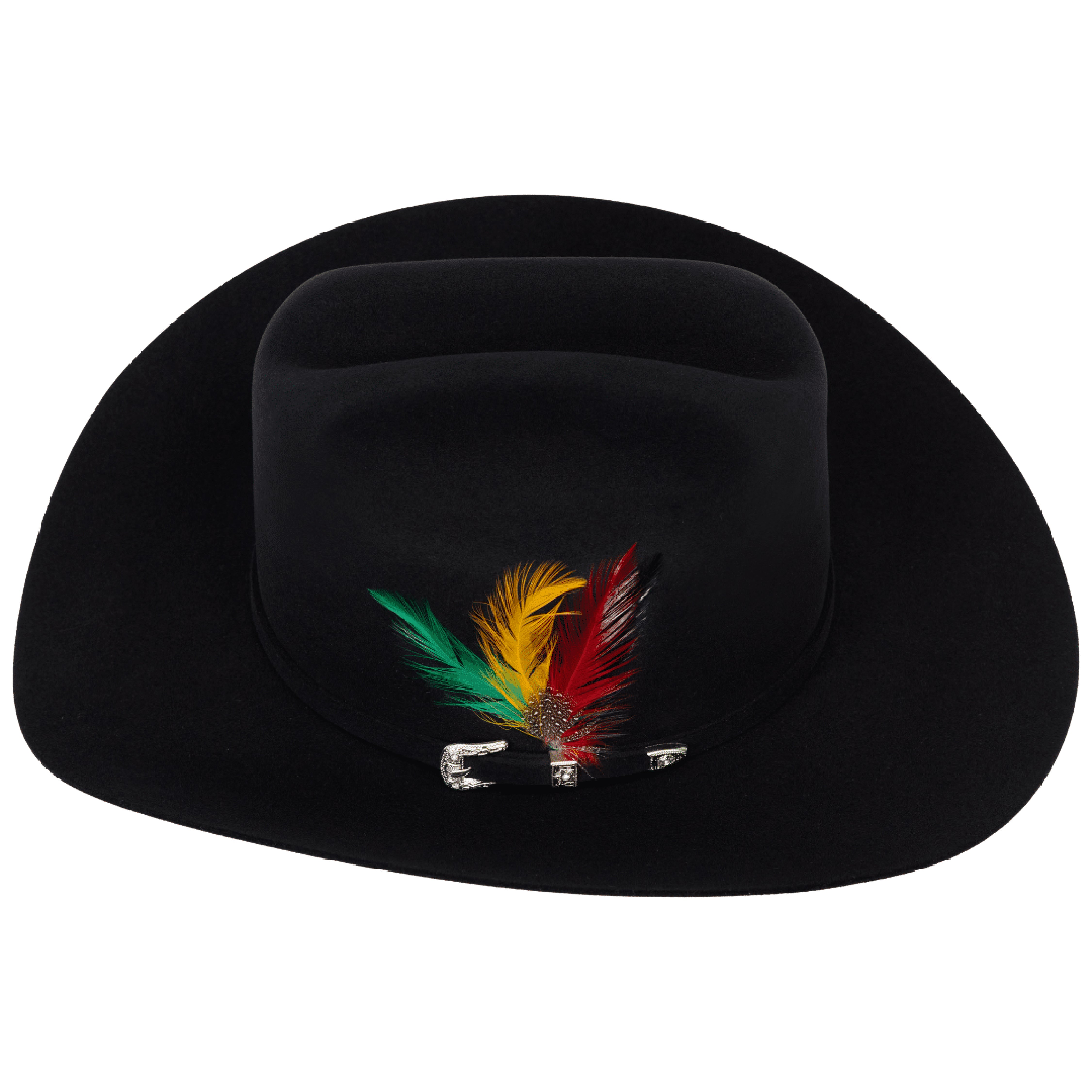 The soloist Star Leather Cord Feather Fisherman Hat K20