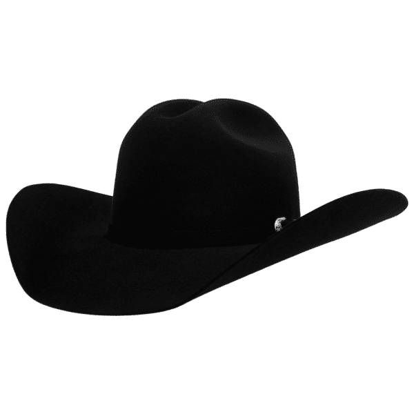 30A, Black, R-2, Hat, Western Hat, 4 inches, Cattleman, Cowboy Hat, Cowgirl Hat, Fur Felts, Men's Hats, Women's Hat, Western, Western Felts